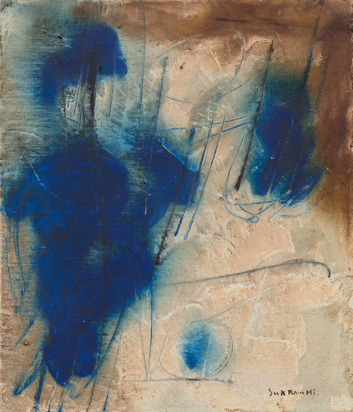자연 Nature, 1983, 캔버스에 유화물감 oil on canvas, 53x45.3cm. 사진=성곡미술관 제공. *재판매 및 DB 금지