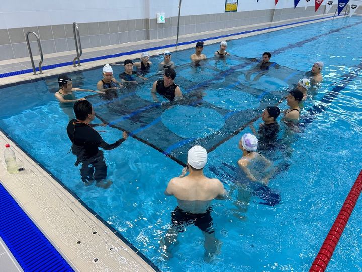 지난 2월 진행된 생존수영 1기 강습 모습. *재판매 및 DB 금지