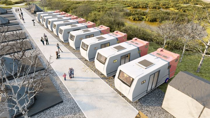 [수원=뉴시스] 화성시 백미리 어촌마을에 카라반 등 체류형 숙박시설이 조성될 예정이다. (사진=경기도 제공) 2025.04.11. photo@newsis.com *재판매 및 DB 금지