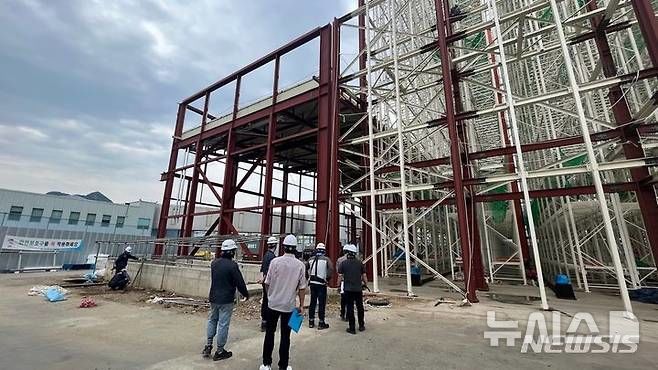 [군포=뉴시스] 군포시 많은 비에 대비한 안전점검 현장. (사진=뉴시스 DB).photo@newsis.com