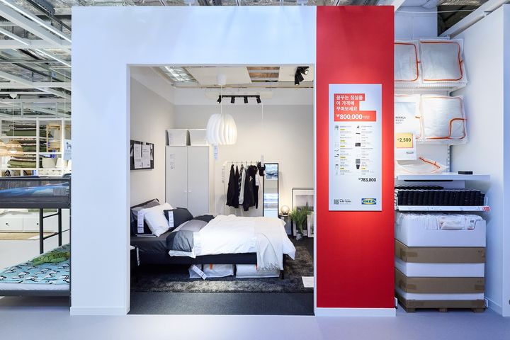 [서울=뉴시스] 이케아 강동점 '최적의 가격' 룸셋 (사진=이케아 코리아 제공) 2025.04.11. photo@newsis.com *재판매 및 DB 금지