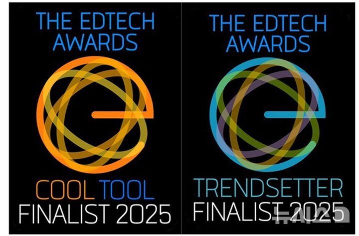 한국에너지공대(켄텍) 교원 창업기업인 노원비하인드는 EDTECH DIGEST가 주관한 글로벌 교육기술 시상식 'The Edtech Awards(에드테크 어워드) 2025'에서 기술·기업 2개 부문 동시 최종후보자로 선정되는 성과를 거뒀다. (수상배지 이미지=켄텍 제공) photo@newsis.com *재판매 및 DB 금지
