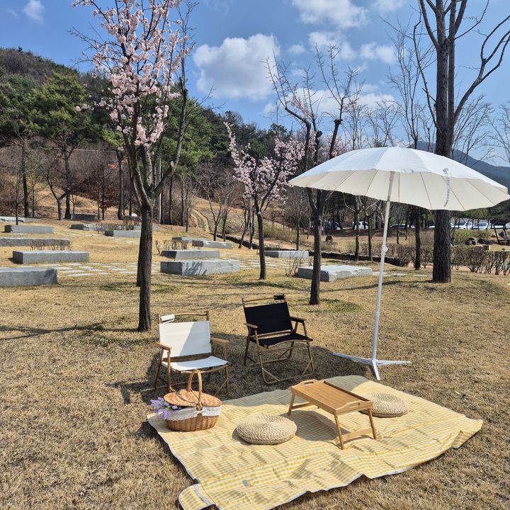 [구미=뉴시스] 피크닉 세트. (사진=구미시 제공) 2025.04.12 photo@newsis.com *재판매 및 DB 금지