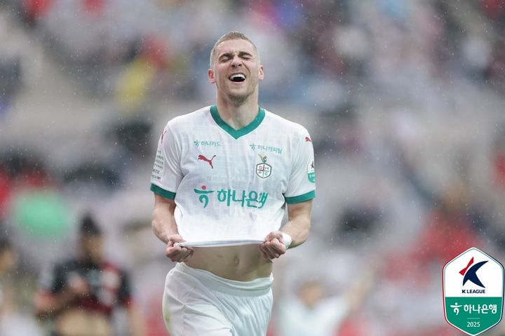 [서울=뉴시스] 프로축구 K리그1 대전하나시티즌의 구텍. (사진=한국프로축구연맹 제공) *재판매 및 DB 금지