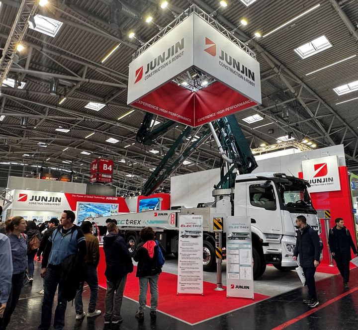 바우마 전진건설로봇 부스. (사진=전진건설로봇) *재판매 및 DB 금지