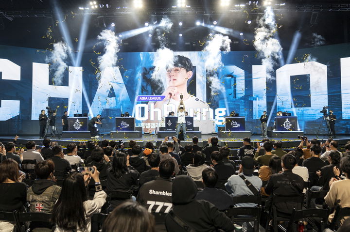 넷마블이 개최한 첫 글로벌 공식 대회 '나 혼자만 레벨업어라이즈 챔피언십 2025' 현장 (사진=넷마블 제공) *재판매 및 DB 금지