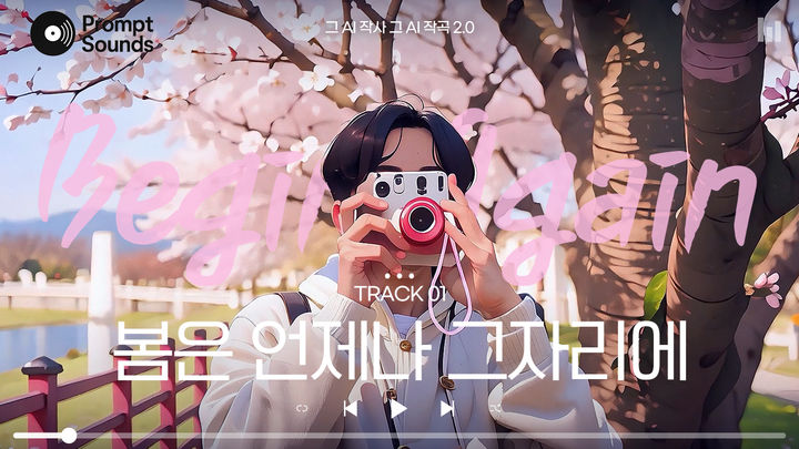 [창원=뉴시스] 경남도 제작 애니메이션 뮤직비디오 '봄은 언제나 그자리에'. (자료=경남도 제공) 2025.04.14. photo@newsis.com *재판매 및 DB 금지