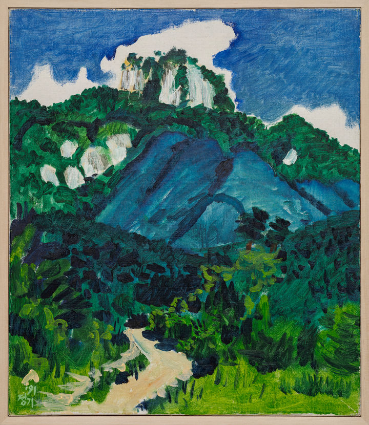 민정기_성두봉이 보이는 양현고개. 사진=국제갤러리 제공. *재판매 및 DB 금지