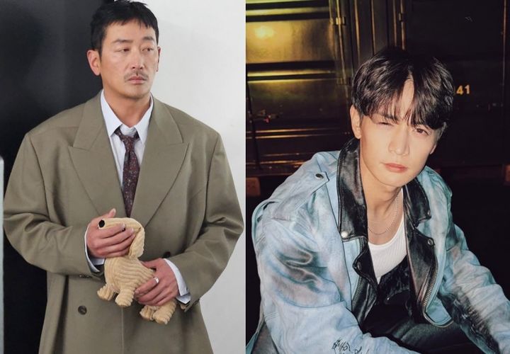 [서울=뉴시스] 하정우(왼쪽), 민호. (사진=하정우, 민호 인스타그램 캡처) 2025.04.15. photo@newsis.com   *재판매 및 DB 금지