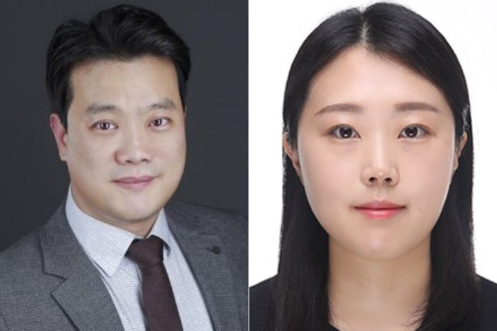 세종대 환경융합공학과 노준성 교수 연구팀이 남극 연안 먹이망이 장기적으로 변화하고 있음을 세계 최초로 규명했다. 사진은 노준성(왼쪽) 교수(교신저자)와 이인옥 박사(제1 저자). (사진=세종대 제공) *재판매 및 DB 금지