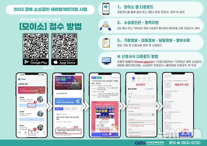 [울진=뉴시스] 안병철 기자 = 경북 울진군이 16일부터 소상공인들의 경영환경을 개선하기 위해 체인지업 사업을 시행한다.(사진=울진군 제공) 2025.04.15. photo@newsis.com