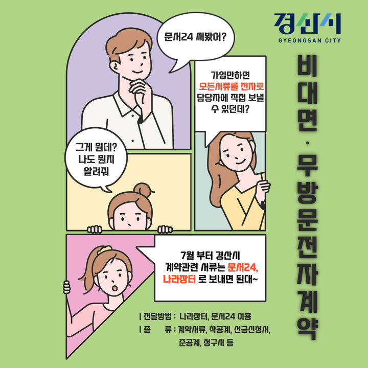 경산시, 비대면·무방문 전자계약 시행 (사진=경산시 제공) *재판매 및 DB 금지