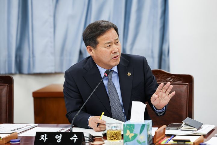 질의하는 차영수 전남도의원. (사진=도의회 제공) *재판매 및 DB 금지