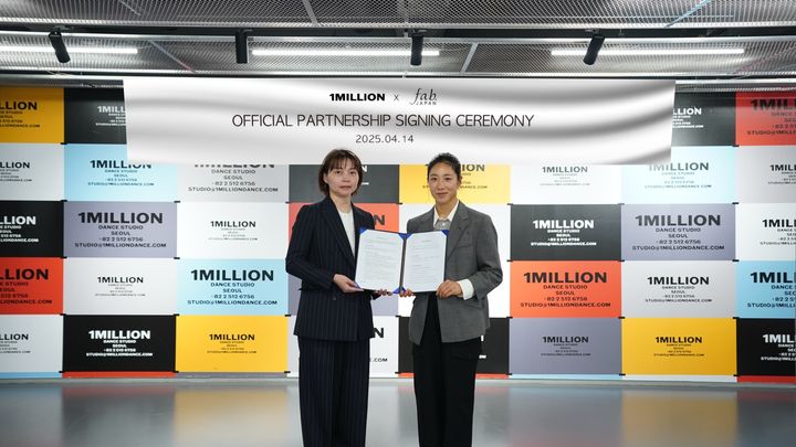 [서울=뉴시스] 원밀리언, 패브 재팬 협약. (사진 = 원밀리언 제공) 2025.04.16. photo@newsis.com. *재판매 및 DB 금지
