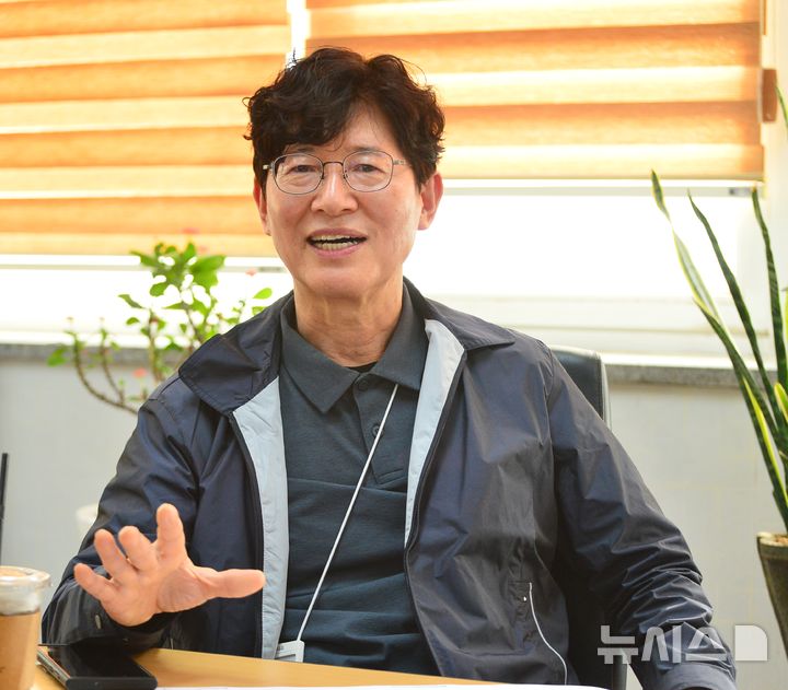 [청주=뉴시스] 서주영 기자 = 밝은누리 서덕천 대표 2025.04.17. juyeong@newsis.com *재판매 및 DB 금지