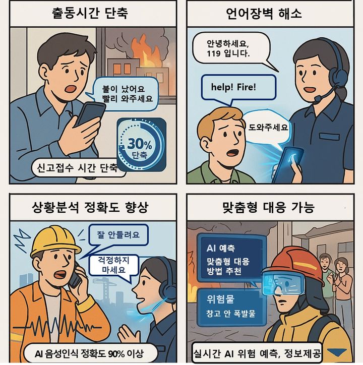 경기도소방재난본부 'AI 기반 119 신고접수 및 상황분석 어시스턴트 개발'(사진=경기도 제공) *재판매 및 DB 금지