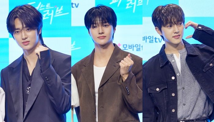 왼쪽부터 '템페스트' 은찬, '드리핀' 차준호, '골든차일드' 출신 봉재현.