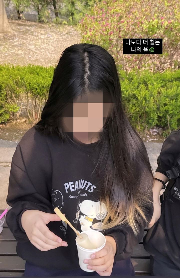 [서울=뉴시스] 박솔미 딸. (사진=박솔미 인스타그램 캡처) 2025.04.17. photo@newsis.com *재판매 및 DB 금지