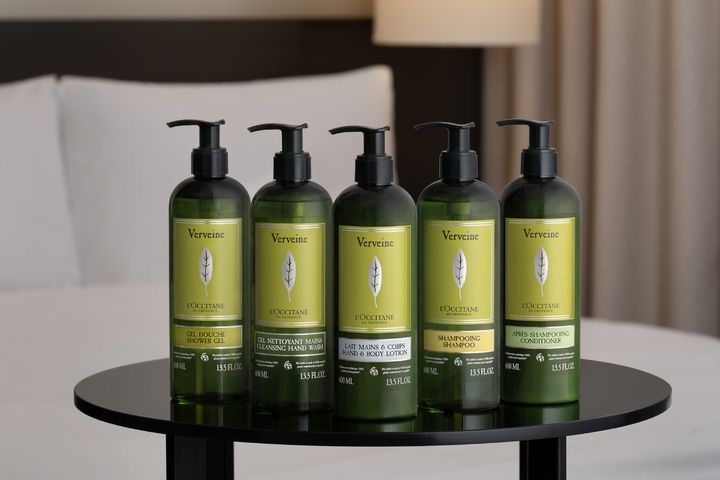 [서울=뉴시스] 신라스테이 어메니티 록시땅 버베나 라인. (사진=신라스테이) 2025.04.18. photo@newsis.com *재판매 및 DB 금지