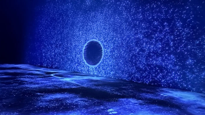 [남원=뉴시스] 오는 30일 개관할 '달빛정원' 미디어아트 피오리움 콘텐츠의 한 장면. *재판매 및 DB 금지