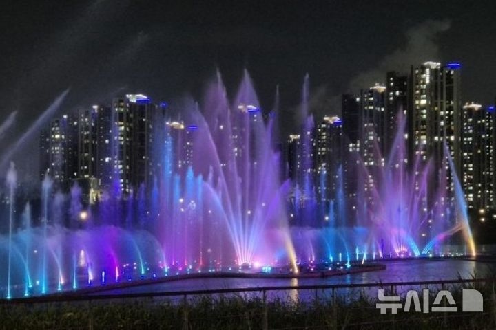 인천시설공단, 26일부터 청라호수공원 음악분수 운영