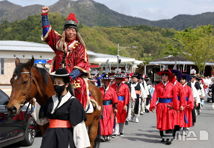[강진=뉴시스] 강진 전라병영성축제