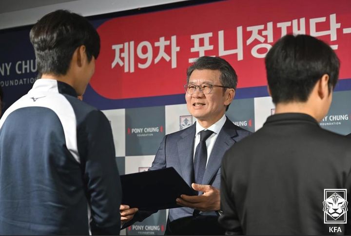 [서울=뉴시스] 정몽규 대한축구협회장. (사진=대한축구협회 제공) *재판매 및 DB 금지