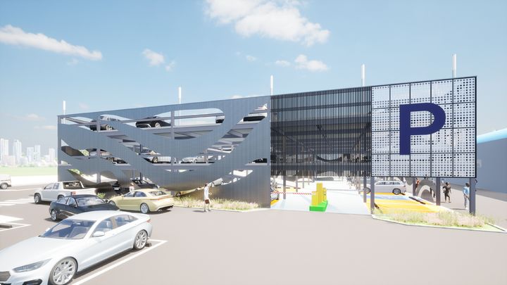 [금산=뉴시스] 금산금빛시장 주차장 조감도&nbsp; *재판매 및 DB 금지