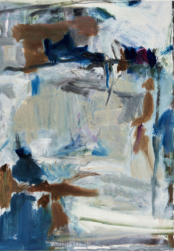 구지윤 KOO Jiyoon, 빛바랜 실버 Faded Silver, 2025, 나무 패널에 유채 Oil on wooden panel, 30 x 21 cm *재판매 및 DB 금지