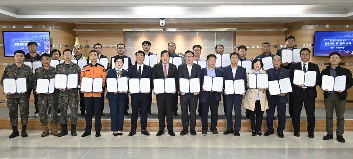 '평창사랑주소갖기운동' 기관단체 협력회의. *재판매 및 DB 금지