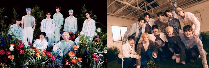 [부산=뉴시스] 2025년 부산원아시아페스티벌의 'BOF 빅 앤 백드 콘서트'에 추가 합류하는 에이티즈(왼쪽)와 트레저. (사진=부산시 제공) *재판매 및 DB 금지