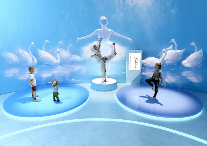 [창원=뉴시스]마산로봇랜드 휴머노이드 발레 공연.(사진=경남도 제공) *재판매 및 DB 금지