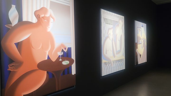 [사진=박현주미술전문기자] 독특한 분위기의 회화로 차이와 부재의 감각을 떠올리게 하는 김진희 '무게없는 것들' *재판매 및 DB 금지