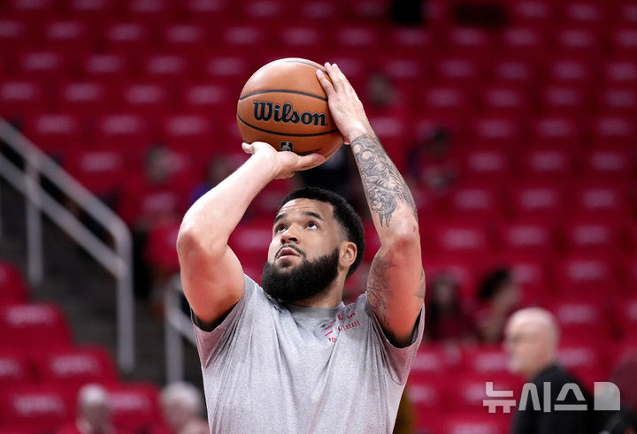 [휴스턴=AP/뉴시스] 미국프로농구(NBA) 휴스턴 로키츠의 프레드 밴플리트. 2025.04.23.