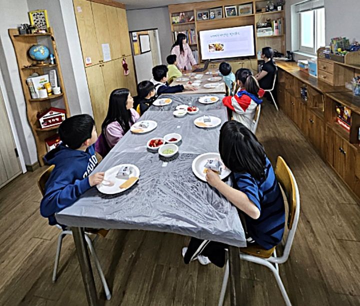 어린이 식생활 체험교육. *재판매 및 DB 금지