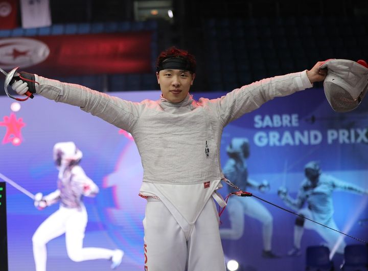 [서울=뉴시스] 펜싱 국가대표 박상원이 다음 달 2일부터 사흘간 서울 올림픽공원 펜싱경기장(SK핸드볼경기장)에서 열리는 2025 서울 SK텔레콤 국제그랑프리펜싱선수권대회에 참가한다. (사진=대한펜싱협회 제공) 2025.04.24. *재판매 및 DB 금지