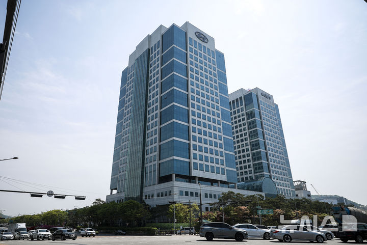 [서울=뉴시스] 정병혁 기자 = 서울 서초구 현대자동차 양재 사옥. 2025.04.24. jhope@newsis.com