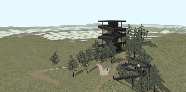  [예천=뉴시스] 비룡산 제2전망대 조감도 (사진=예천군 제공) 2025.04.26. photo@newsis.com *재판매 및 DB 금지