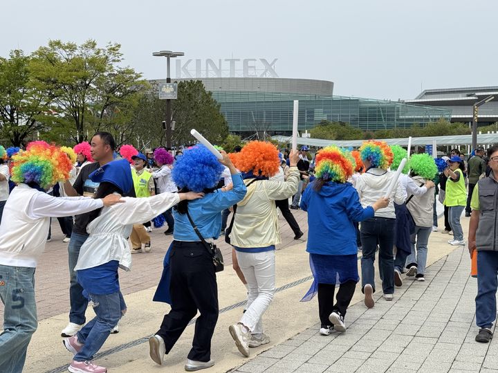 더불어민주당 대선 후보 선출을 위한 수도권 합동연설회가 27일 경기 고양시 킨텍스에서 열렸다. *재판매 및 DB 금지