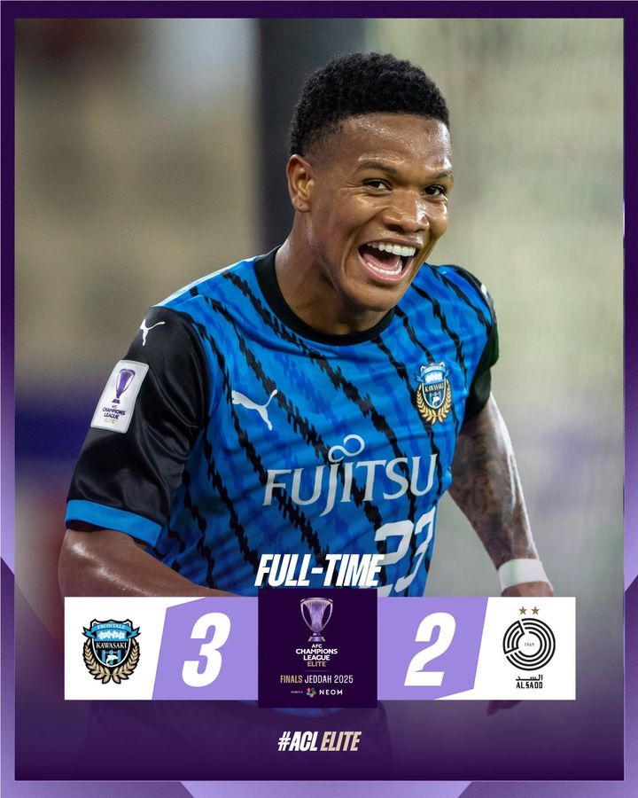 [서울=뉴시스] 일본 프로축구 J1리그 가와사키 프론탈레, 2024~2025시즌 아시아축구연맹(AFC) 챔피언스리그 엘리트(ACLE) 준결승 진출. (사진=AFC SNS 캡처) *재판매 및 DB 금지