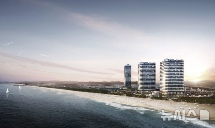 [서울=뉴시스] 신라모노그램 강릉 조감도. (사진= 호텔신라 제공)