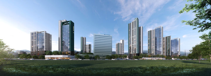 군포 푸르지오 브리베뉴 투시도. (사진=대우건설 제공) *재판매 및 DB 금지