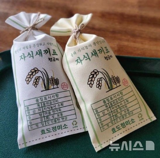 [서울=뉴시스] 홍작가의 '쌀포대 용돈봉투'. (사진= 오늘의집 제공)