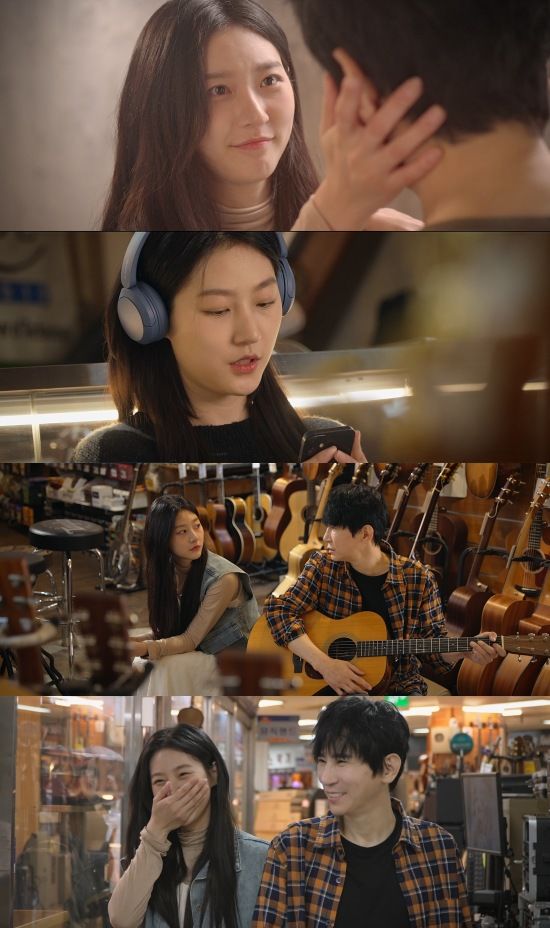 [서울=뉴시스] 배우 고(故) 김새론의 생전 모습이 담긴 영화 '기타맨'의 OST '아픔 없는 세상' 뮤직비디오가 오늘 공개됐다. (사진=배급사 씨엠닉스 제공) 2025.04.28. photo@newsis.com&nbsp;&nbsp; *재판매 및 DB 금지