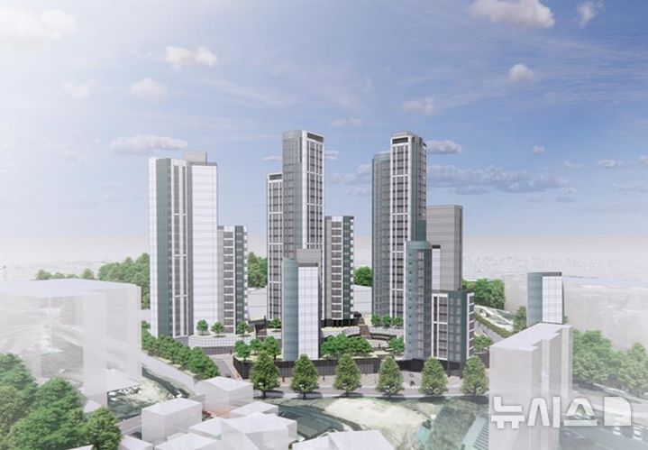 [서울=뉴시스]마장동 382번지 일대 조감도.