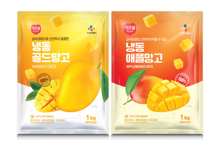 CJ프레시웨이 이츠웰, 페루·베트남산 냉동 망고 2종 출시