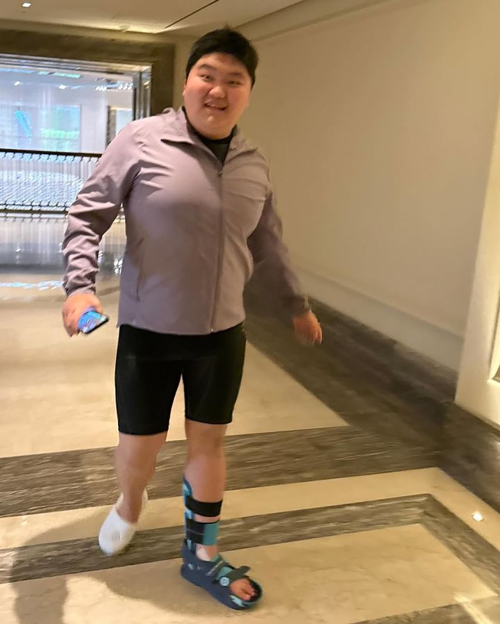 [뉴시스]오윤아 아들 송민. (오윤아 인스타그램) *재판매 및 DB 금지