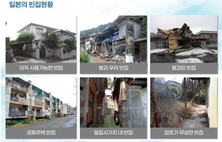 일본의 빈집들. 자료 HUG주택도시금융연구원 송기백 연구위원 *재판매 및 DB 금지