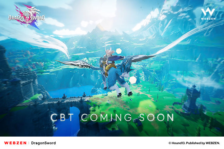 [서울=뉴시스] 웹젠이 오픈월드 액션RPG 신작 '드래곤소드' 티저 홈페이지를 개설하고 다음 달 8일 비공개 시범 테스트(CBT)를 개시한다고 29일 밝혔다. (사진=웹젠 제공) *재판매 및 DB 금지