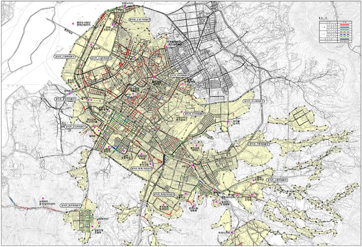 [춘천=뉴시스] 29일 춘천시는 최근 서울과 부산 등에서 발생한 대형 싱크홀 사고와 관련, 도심지 지하시설물과 지하굴착공사 현장에 대한 특별 안전대책을 수립했다고 밝혔다. 사진은 도심지 하수관로 정비대상. 춘천시 제공. *재판매 및 DB 금지